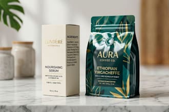 packaging design, product packaging, ,box design and mylar bag, label design