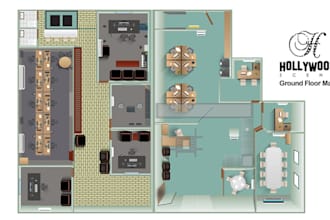 render site plan, campground map, rv park, and vector 2d map