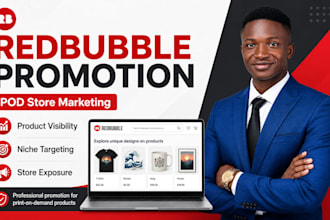 do redbubble etsy and shopify promotion to get sales