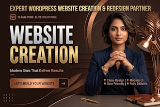 redesign wordpress website elementor and speed optimization