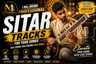 record professional sitar tracks for your songs