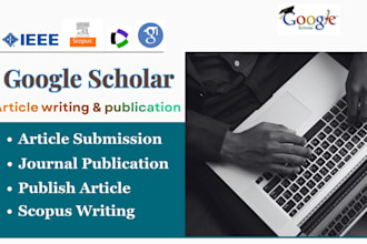 write and publish google scholar article, scopus writing journal publication