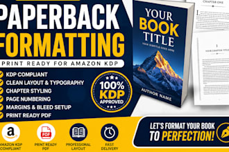 do  paperback formatting book formatting ebook formatting and book layout