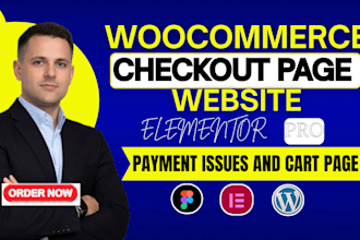 customize and optimize woocommerce checkout page, cart page and payment issues