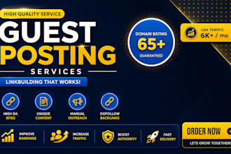 do guest posting on high DR websites