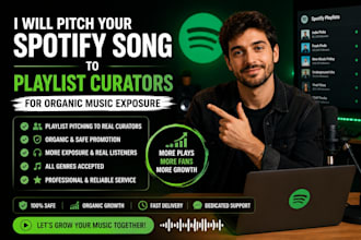 pitch your spotify song to playlist curators for organic music exposure