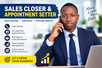 cold calling b2b sales pipeline marketing agency appointment setter phone caller