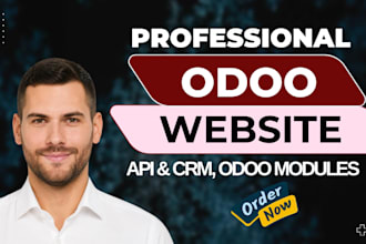 be your odoo expert, odoo website , customize odoo website erp, CRM, API system