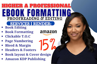 do ebook formatting paperback formatting book editing book cover amazon kdp