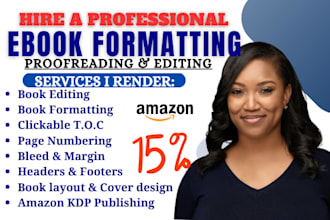 do ebook formatting paperback formatting book editing book cover amazon kdp