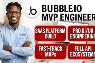 build a responsive bubble io web app saas or mvp as your bubble developer