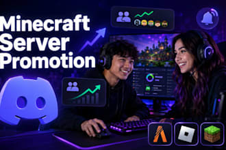 minecraft server promotion, gaming server advertising, fivem server promotion
