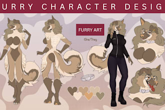 draw furry reference sheet furry ref sheet nsfw furry art illustration commision