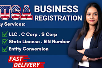 llc registration, s corp c corp, business formation wyoming llc delaware llc ein