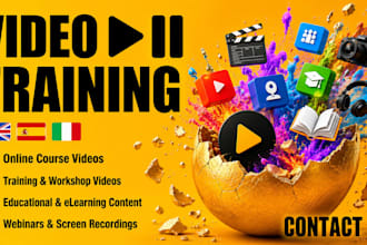 edit tutorials, tech videos, corporate, elearning