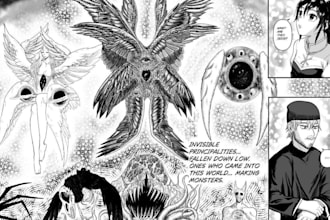 manga anime comic book manga artist comic webtoon comic illustration comic manga