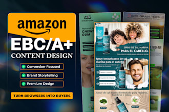 design amazon ebc and a plus content for your brand