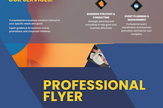 design professional business flyers in canva