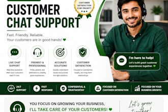 provide email and live chat support for your business