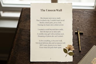 write beautiful poetry, custom poems, and creative verses