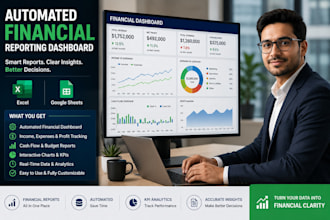 build automated financial reporting dashboard in excel