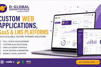 build a custom web application, saas, or lms platform