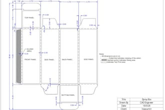 packaging dieline and structural design