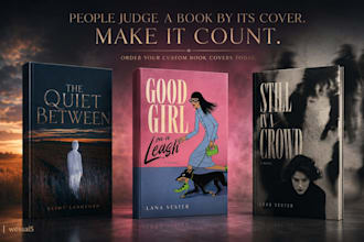 design a cinematic and professional book cover