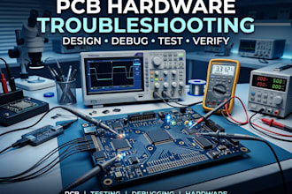 provide hardware design troubleshooting and pcb testing services