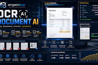 develop ocr document scanning and ai data extraction