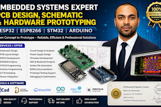 do low power esp32 pcb and embedded hardware prototyping