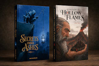 draw you professional  book cover illustration and ebook
