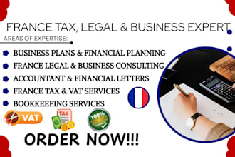 prepare and sign french accountant letter for loans,mortgages on official letter