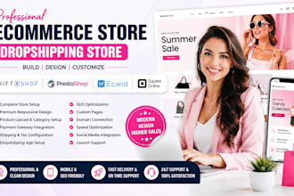 create shift4shop dropshipping store prestashop ecwid square online ecommerce