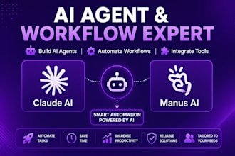 build ai agents and automate workflows using claude ai and manus ai
