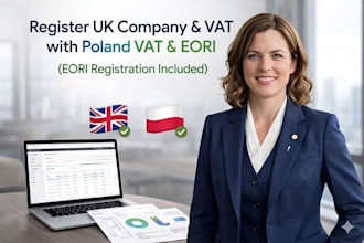 do UK ltd formation, UK vat, and poland vat registration with eori