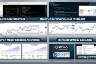 develop advanced metatrader 5 algorithmic trading bots