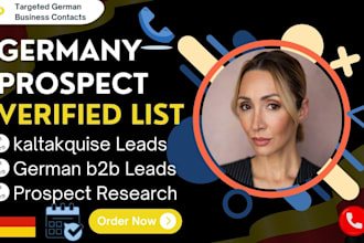 build targeted german b2b prospect lists for kaltakquise