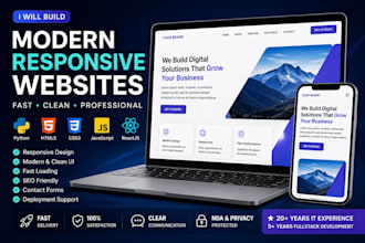build a website or landing page