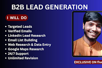do b2b lead generation for any industry