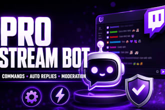 setup twitch moderation bots and stream automation