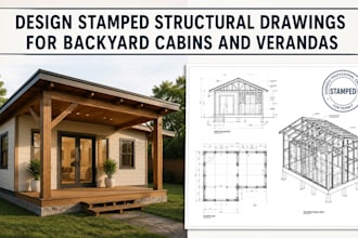 design structural stamped calculations backyard cabins and verandas