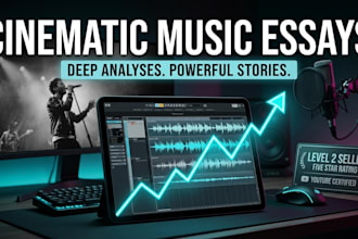 write a cinematic music video essay youtube script