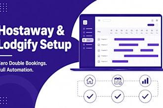setup hostaway, lodgify, guesty and airbnb listing for short term rentals