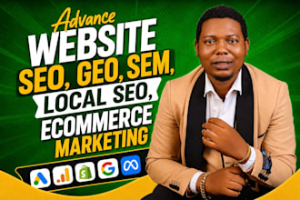 do aeo, GEO, SEM, cro, local SEO, ecommerce marketing and video marketing