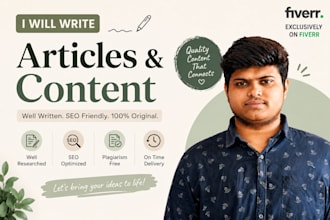 write SEO friendly ai and tech content and articles for you