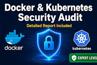perform a docker and kubernetes security audit with report