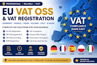 register eu vat oss, vat registration for germany, france, spain, poland, italy