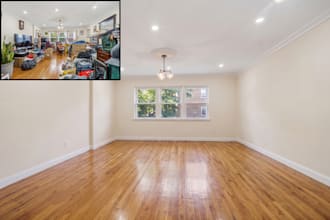 professionally remove furniture and declutter real estate images