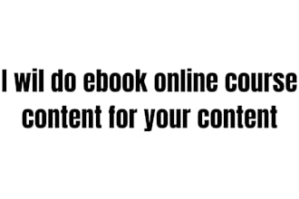 create online course content